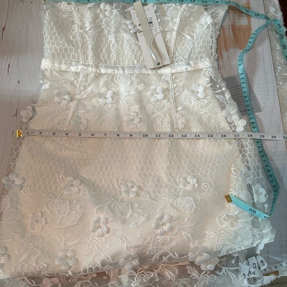 BRONX AND BANCO Osa Lace Dress Size US 6 Medium White - Picture 12 of 13